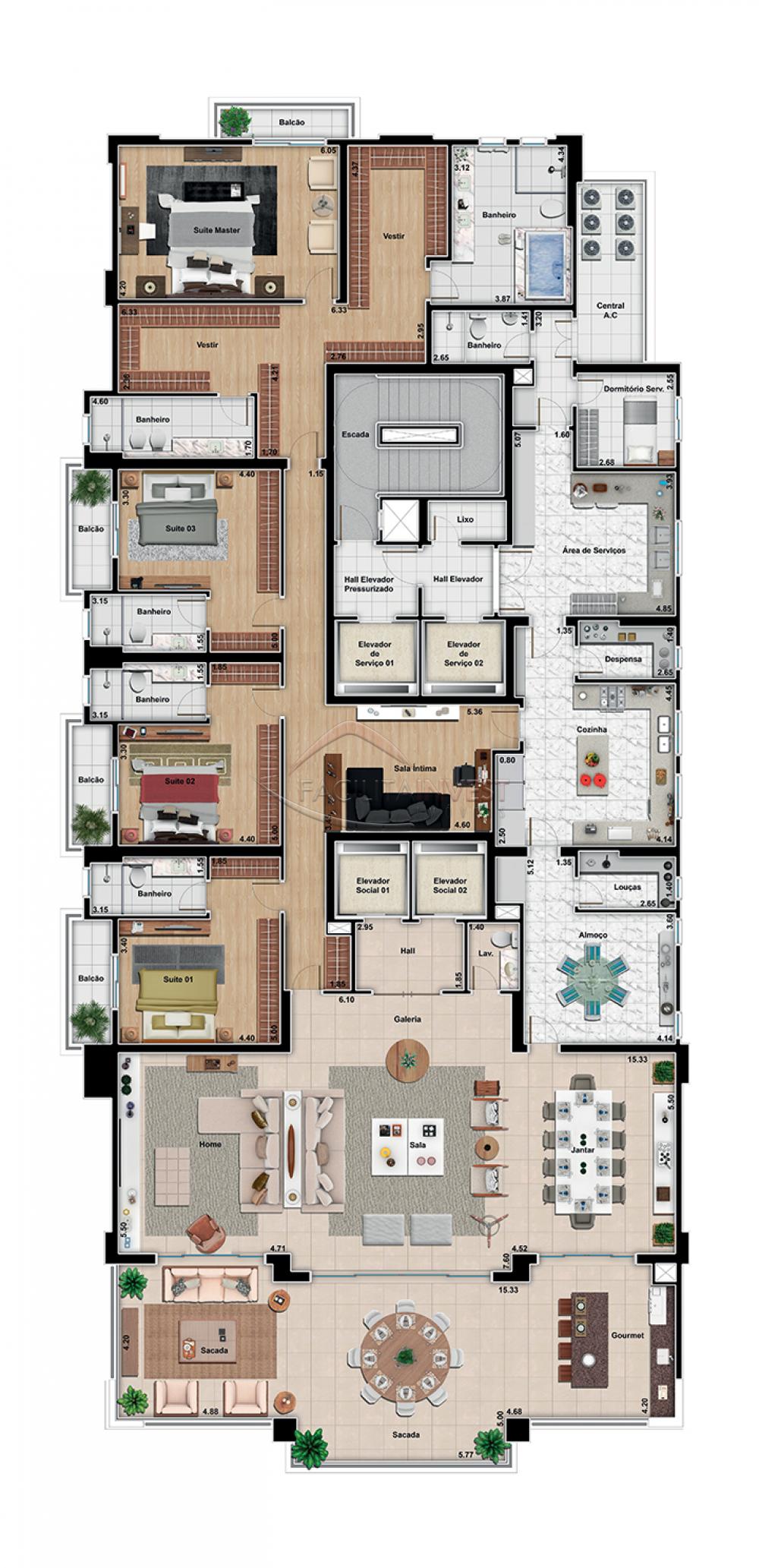 Comprar Apartamentos / Apart. Padrão em Ribeirão Preto R$ 5.000.000,00 - Foto 31